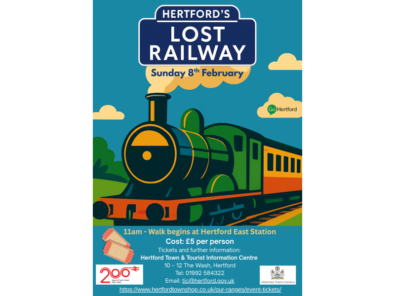 Hertford's Lost Railway Poster