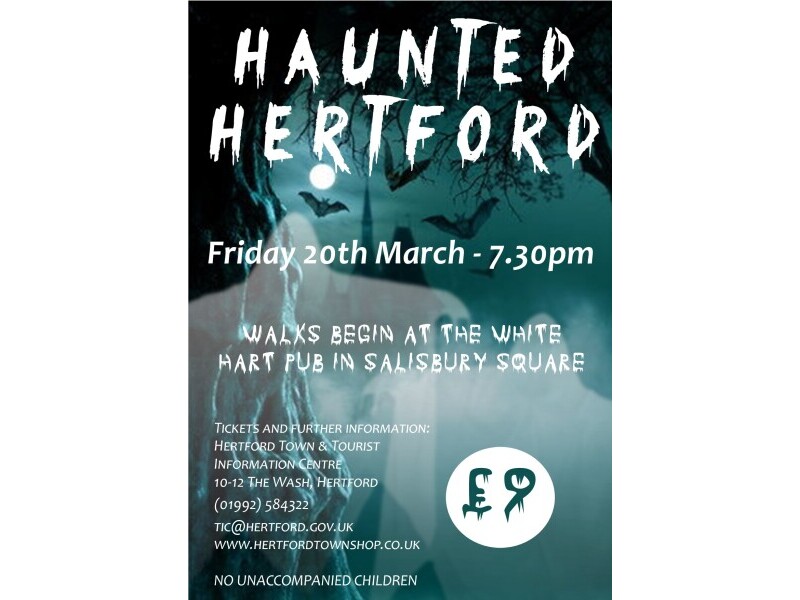 Haunted Hertford guided walk poster 26