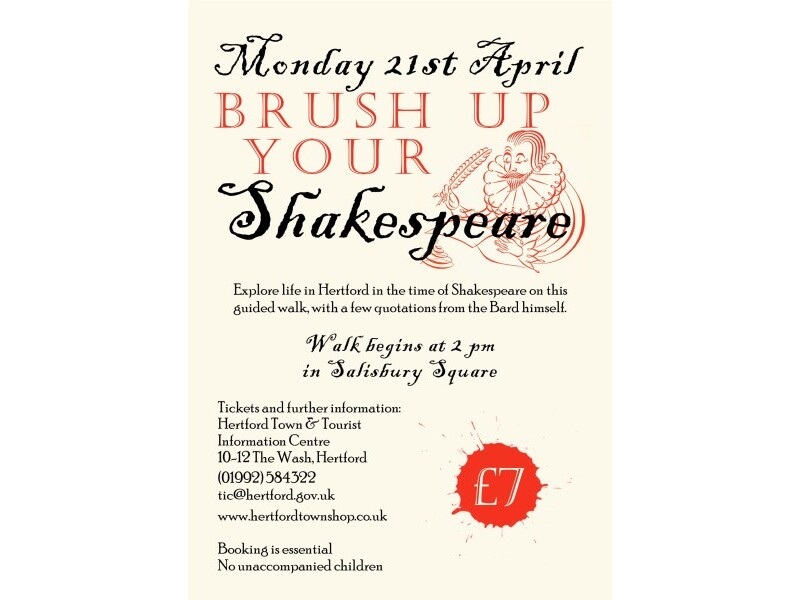 Shakespearean walk poster