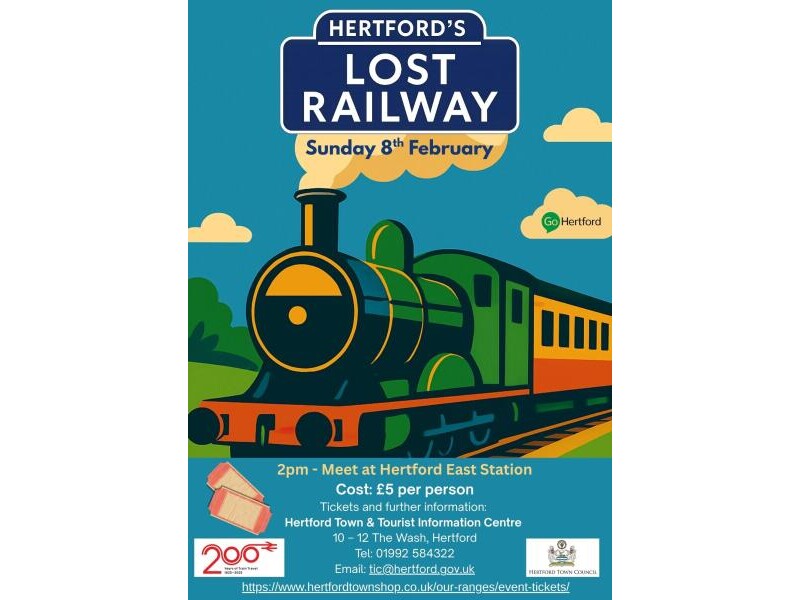 Hertford's Lost Railway Poster